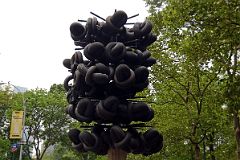 13 Tornado Sculpture By German Michael Sailstorfer Made Of Inflated Truck Tire Inner Tubes, Steel, And Concrete At The Southeast Corner Of Central Park.jpg